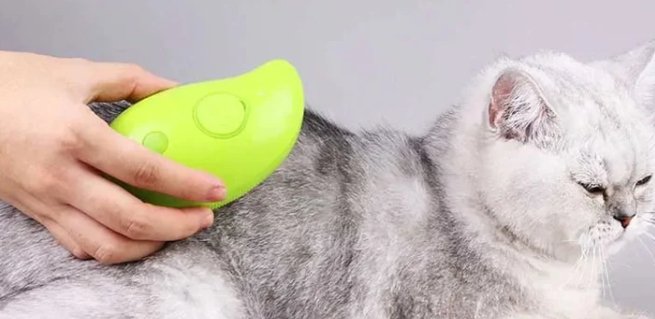PawMist™ Steamy Pet Grooming Brush